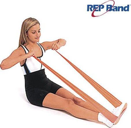 Johns Rep Band Level 1 Peach 5.5m Bandă de rezistență pentru exerciții Portocaliu 5.5m