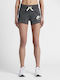 Sportswear Gym Vintage Women's Sporty Shorts Gray
