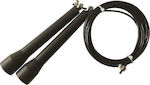 Αθλοπαιδιά Adjustable Jump Rope with Ball Bearings Black Crossfit 3m