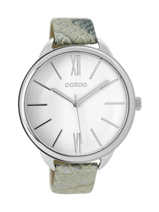 Oozoo Timepieces Watch with Blue Leather Strap