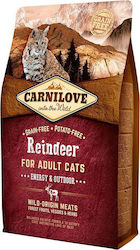 Carnilove Into The Wild Reindeer Dry Cat Food with Rentier 2kg