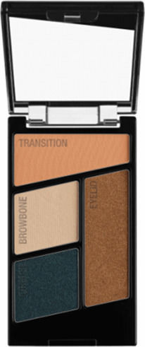 Wet n Wild Color Icon Eyeshadow Quads Palette with Eye Shadows in Pressed Powder Form 4.5g