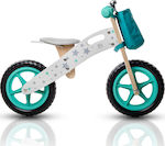 Kinderkraft Παιδικό Ποδήλατο Ισορροπίας Runner Stars Ξύλινο Λευκό