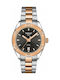 Tissot PR 100 Lady Sport Chic Watch with Silver Metal Bracelet