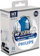 Philips Λάμπες Αυτοκινήτου & Μοτοσυκλέτας WhiteVision H7 Αλογόνου 3700K 12V 55W 2τμχ