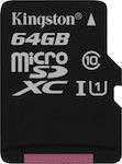 Kingston Canvas Select microSDXC 64GB Clasa 10 U1 UHS-I