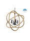 GloboStar Vitruvian Candelabru 4xE14 Ø53cm Bej 01141