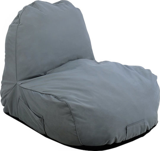 Waterproof Bean Bag Chair Poof Cloud Gray 81x78x73cm
