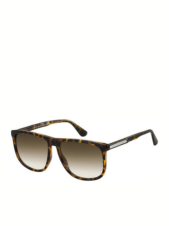 Tommy Hilfiger Men's Sunglasses with Brown Tartaruga Plastic Frame TH1546/S 086