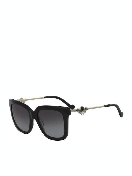 Liu Jo Women's Sunglasses with Black Frame and Black Gradient Lens LJ690SR-001