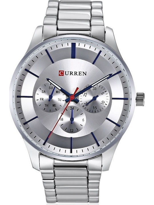 Curren Ανδρικό Ρολόι 42mm Χρονογράφος Μπαταρίας...