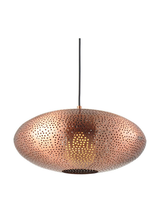 Aca Pendant Light Single-Light for Socket E27 Bronze