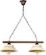 ARlight Pendant Light Gold Rail with Socket E27 56x56cm