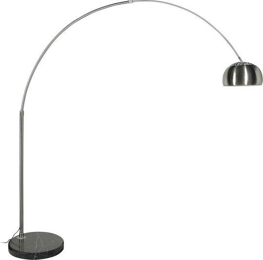 ARlight FLC 9907 N Stehlampe Höhe 200xM30cm mit Lampenbirnensockel für E27 Lampen Nikelmatt