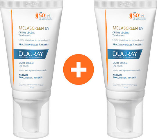 Ducray Melascreen UV Light Cream Normal to Combination Skin Водоустойчив Слънцезащитен Крем За лице SPF50 80мл