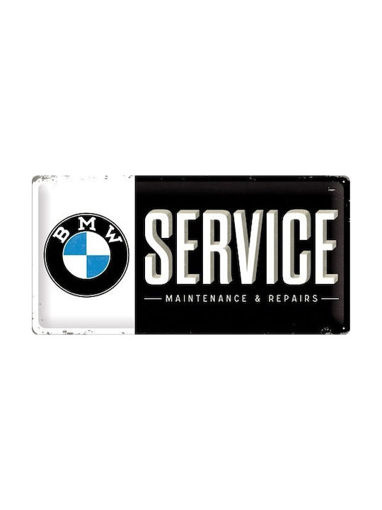 Nostalgic Art Semnează de Perete din Metal Bmw Service 50x25cm 1pcs