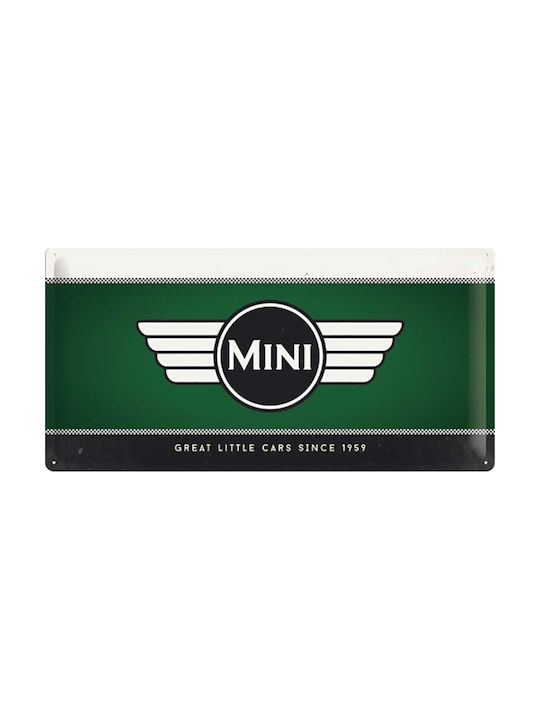 Nostalgic Art Unterschrift Wanddekoration aus Metallisch Mini Logo Green 50x1x25cm 1pcs