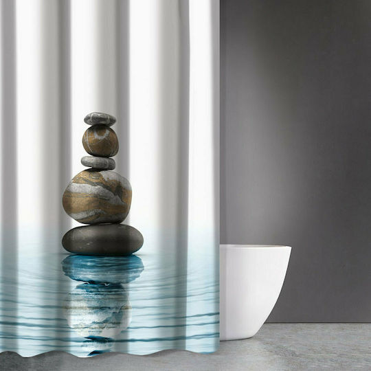 Saint Clair Zen Body Des 802 Perdea de Baie Țesătură 180x200cm Multicoloră 1728030217076 Saint Clair Zen Body Des 802 Perdea de Baie Țesătură 180x200cm Multicoloră 1728030217076
