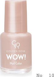 Golden Rose Wow Lac De Unghii Roz Lucios 10 6ml