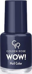 Golden Rose Wow! Glossy Βερνίκι Νυχιών Μπλε 86 6ml