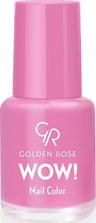Golden Rose Wow Lac De Unghii Roz Lucios 6ml