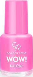 Golden Rose Wow Lac De Unghii Roz Lucios 6ml