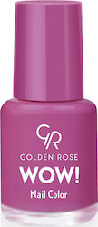 Golden Rose Wow Lac De Unghii Violet Lucios 6ml