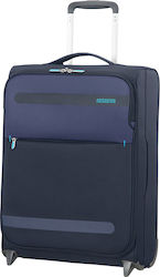 American Tourister Herolite Upright 55 20 Σκουρο Kabinenreisekoffer Stoff Blau mit 2 Räder Höhe 55cm