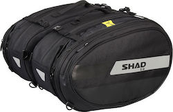 Shad XOSL58 Motorcycle Saddle Side Bag Set 58lt in Black Colour