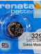 Renata 329 Μπαταρία Silver Oxide Ρολογιών SR731 1.55V 1τμχ
