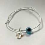 Martyr Bracelets - 14505 White Blue (50pcs)