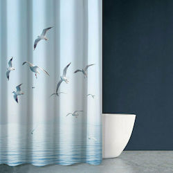 Saint Clair Seawater Des 611 Shower Curtain Fabric 180x200cm Blue 1728030217067 Saint Clair Seawater Des 611 Shower Curtain Fabric 180x200cm Blue 1728030217067