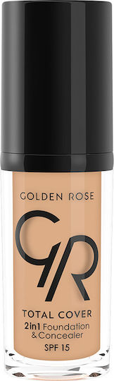 Golden Rose Total cover 2in1 Foundation & Concealer 30ml