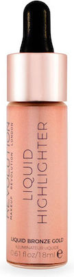 Revolution Beauty Liquid Highlighter Bronze Gold 18ml
