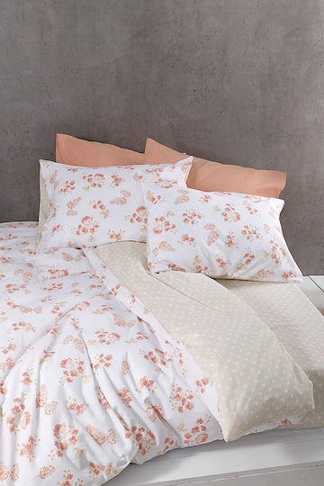 Nima Alyssa Κουβερλί Υπέρδιπλο Βαμβακερό Coral 220x240cm