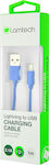 Lamtech Regular USB 2.0 to micro USB Cable Μπλε 1m (LAM445172)