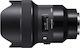 Sigma Full Frame Φωτογραφικός Φακός 14mm f/1.8 DG HSM Art Fisheye / Wide Angle για Sony E Mount Μαύρος