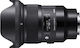 Sigma Full Frame Camera Lens 24mm f/1.4 DG HSM Art Wide Angle for Sony E Mount Black