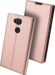 Dux Ducis Skin Pro Series Buchen Sie Synthetisches Leder Rose Gold (Xperia L2)