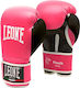 Leone Flash Pink Boxhandschuhe aus Kunstleder Rosa