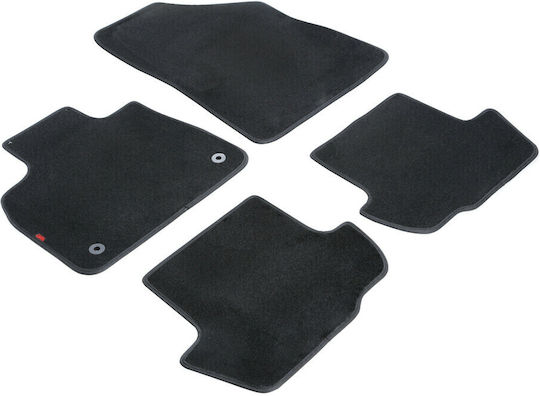 Lampa Set of Front and Rear Mats 4pcs for Citroen DS5 2018+ Black