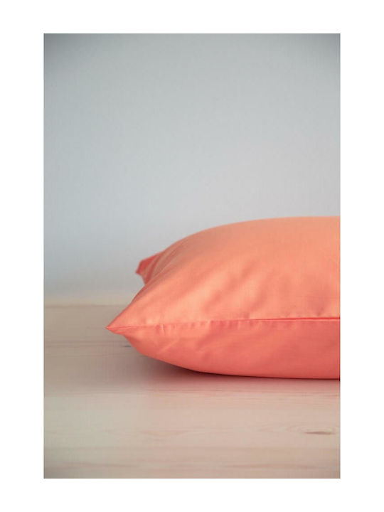 Nima Sheet Semi Double 180x260cm. Unicolors Coral
