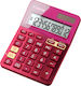 Canon Αριθμομηχανή Λογιστική LS-123K 12 Ψηφίων σε Ροζ Χρώμα