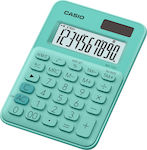 Casio Αριθμομηχανή Λογιστική MS-7UC 10 Ψηφίων σε Πράσινο Χρώμα