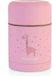 Miniland Βρεφικό Θερμός Φαγητού Silky Ανοξείδωτο Pink 600ml