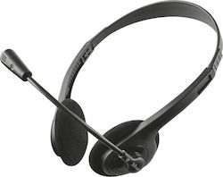 Trust Ziva On Ear Multimedia Ακουστικά με μικροφωνο και σύνδεση 3.5mm Jack