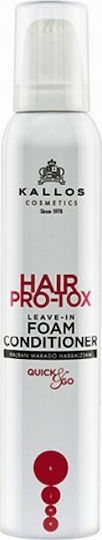 Kallos Hair Pro-Tox Foam Leave In Conditioner Volume for All Hair Types 200ml