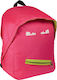 Must Face Pink School Bag Backpack Elementary, Elementary in Pink color