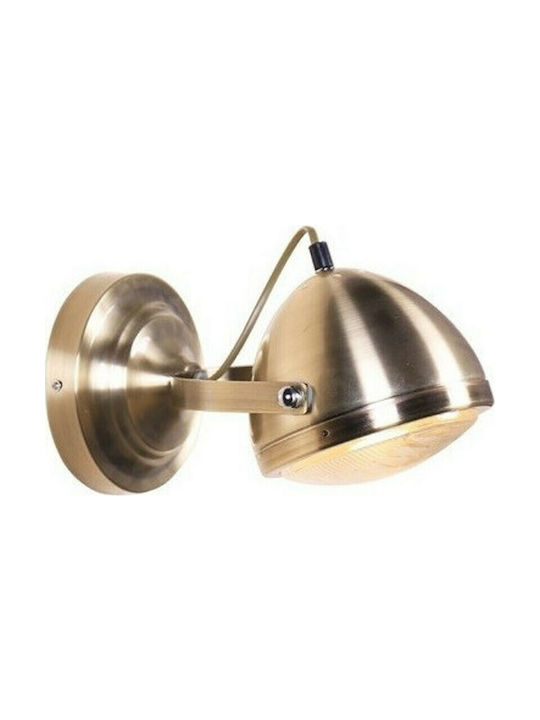 Aca Vintage Wall Lamp with Socket E14 Bronze Width 15cm