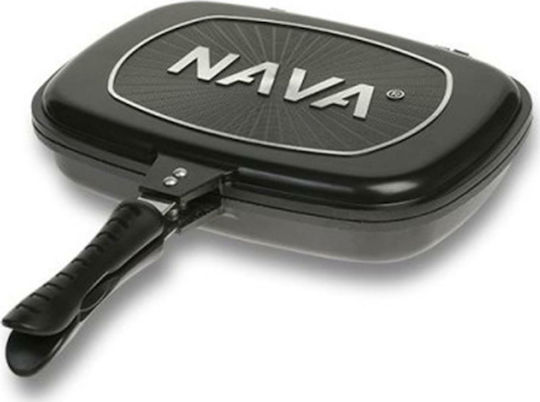 Nava Funtzio Doppel Grill aus Aluminium mit Steinbeschichtung 36cm